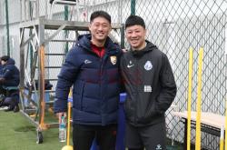 辽足队员努力奋斗，争取胜利